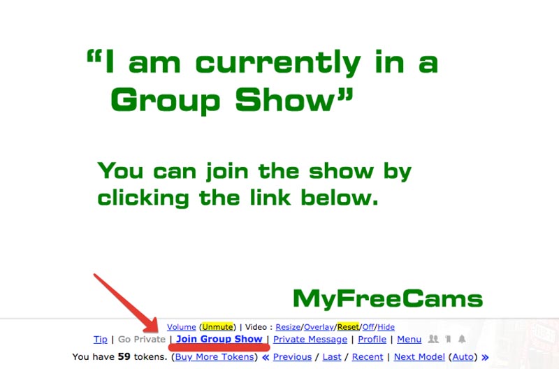 Myfree Cams Group Show