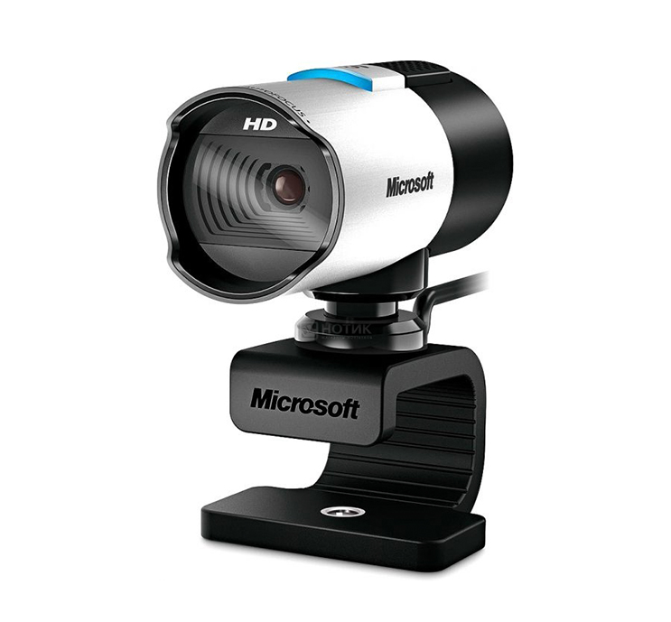 Надежная веб-камера Microsoft LifeCam Studio с металлическим корпусом и шумоподавлением