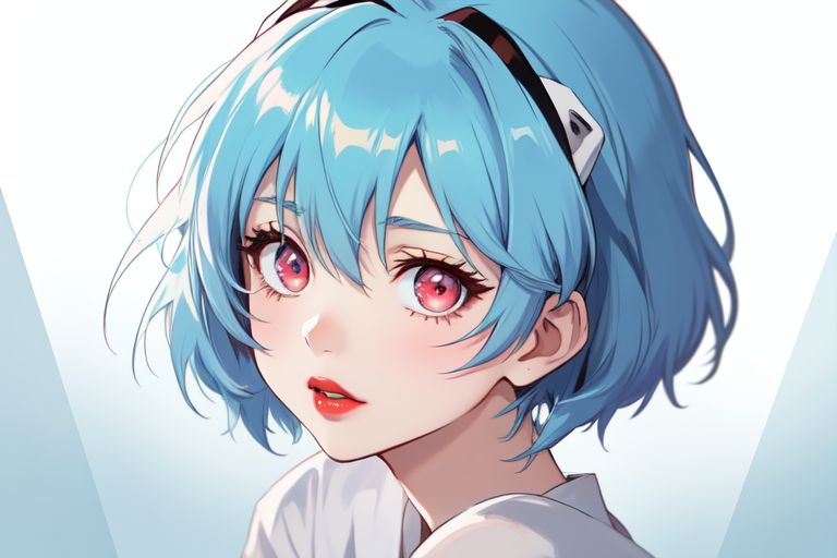 красная помада фетиш вебкам Rei Ayanami с красными губами